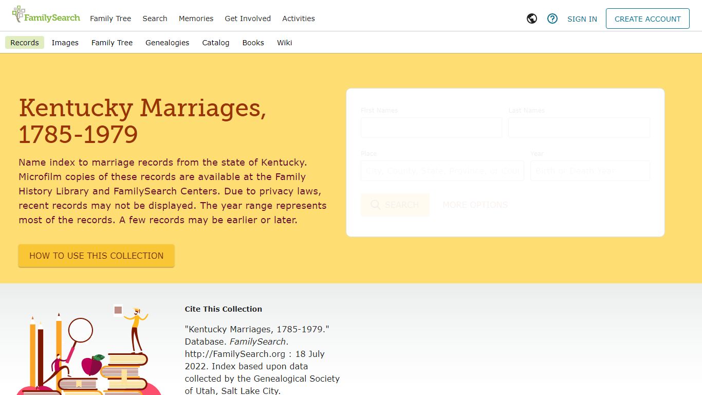 Kentucky Marriages, 1785-1979 • FamilySearch